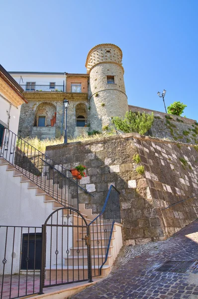 Grande torre Prior. Alberona. Puglia. Itália . — Fotografia de Stock