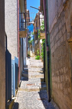 alleyway. Roseto valfortore. Puglia. İtalya.