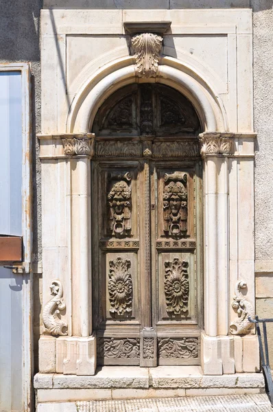 Historical palace. Roseto Valfortore. Puglia. Italy. — Stock Photo, Image