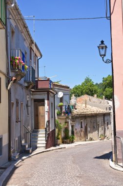 alleyway. Roseto valfortore. Puglia. İtalya.