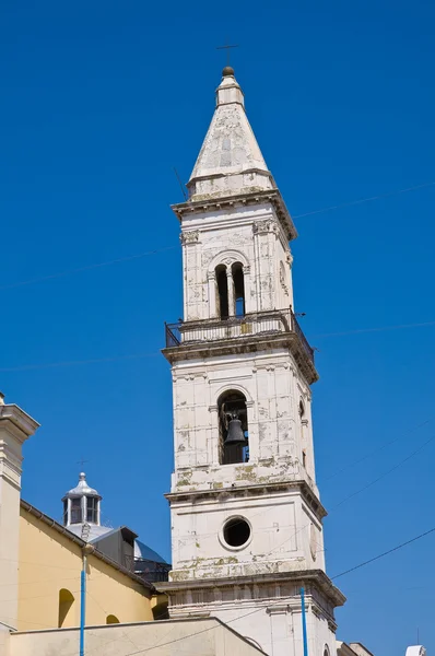 Kostel carmine. Cerignola. Puglia. Itálie. — Stock fotografie