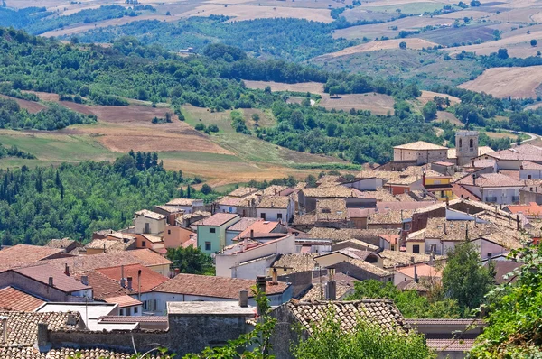 Panoramablick auf roseto valfortore. Apulien. Italien. — Stockfoto