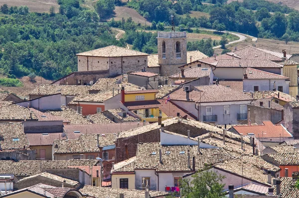 Panoramablick auf roseto valfortore. Apulien. Italien. — Stockfoto