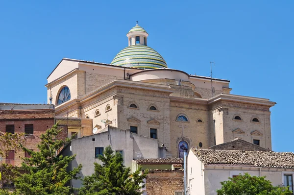 De moederkerk. Biccari. Puglia. Italië. — Stockfoto