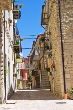 alleyway. Roseto valfortore. Puglia. İtalya.
