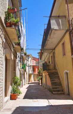 alleyway. Roseto valfortore. Puglia. İtalya.