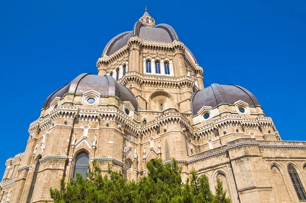 Katedrála Duomo Cerignola. Puglia. Itálie. — Stock fotografie