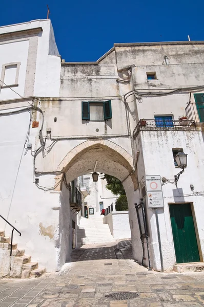 Porta di Giuso. Ceglie Messapica. Puglia. Italia . — Foto de Stock