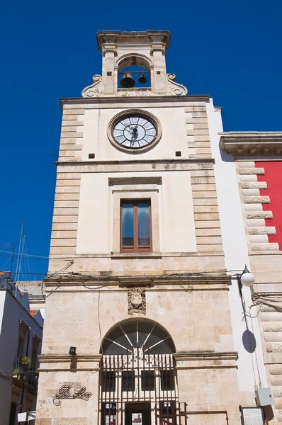 Torre do relógio. Putignano. Puglia. Itália . — Fotografia de Stock