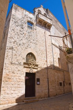 st. chiara Kilisesi. Putignano. Puglia. İtalya.