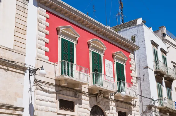 Tarihi Saray. Putignano. Puglia. İtalya. — Stok fotoğraf