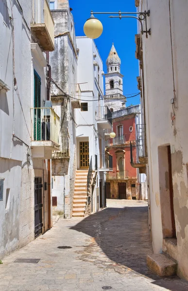 Gasse. putignano. Apulien. Italien. — Stockfoto