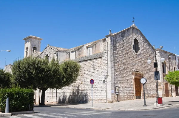 Chiesa del Carmine. Putignano. Puglia. Italia . — Foto Stock