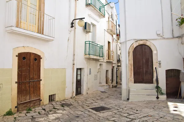 Steegje. Putignano. Puglia. Italië. — Stockfoto