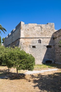 Angevine swabian castle. Manfredonia. Puglia. İtalya.