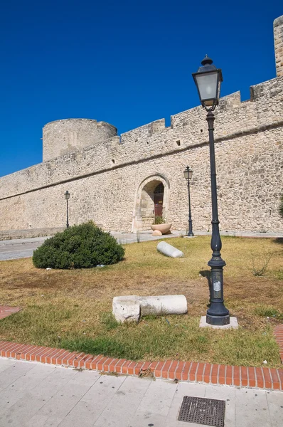 Castillo Angevine-Swabian. Manfredonia. Puglia. Italia . — Foto de Stock