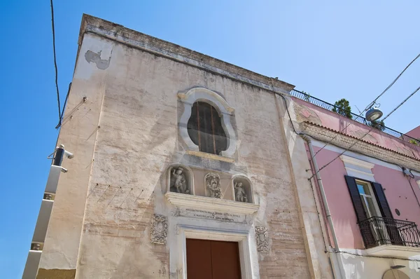 Kostel svatého matteo. Manfredonia. Puglia. Itálie. — Stock fotografie