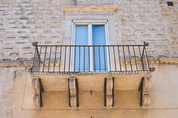 Palacio Mettola. Manfredonia. Puglia. Italia . — Foto de Stock