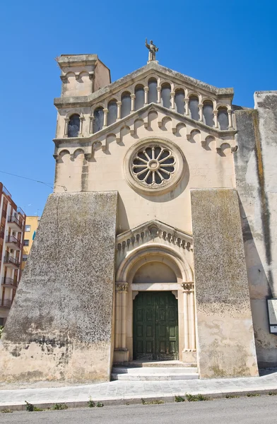 Kostel st. francesco. Manfredonia. Puglia. Itálie. — Stock fotografie