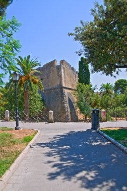 Angevine swabian castle. Manfredonia. Puglia. İtalya.