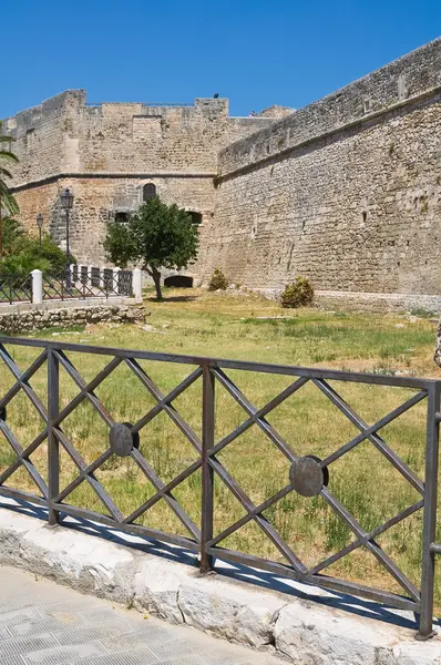 Castillo Angevine-Swabian. Manfredonia. Puglia. Italia . —  Fotos de Stock