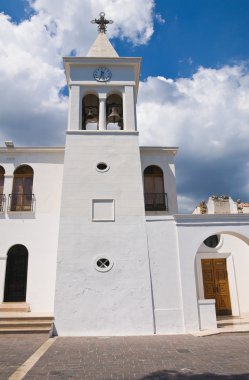 Kilise, ss. maria della luce. Mattinata. Puglia. İtalya.