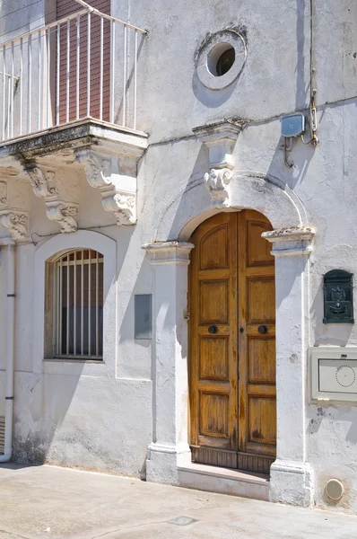 Alleyway. Mattinata. Puglia. Italy. — Stock Photo, Image