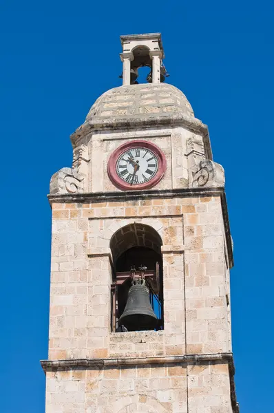 Torre del reloj. Manfredonia. Puglia. Italia. — Stockfoto