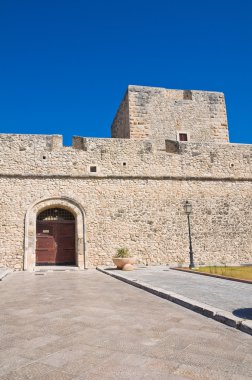 Angevine swabian castle. Manfredonia. Puglia. İtalya.