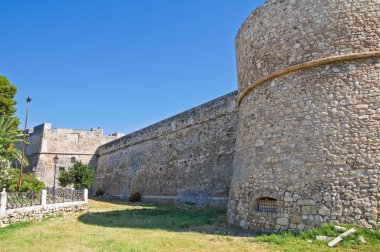 Angevine swabian castle. Manfredonia. Puglia. İtalya.