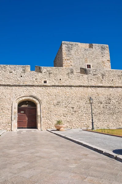 Castillo Angevine-Swabian. Manfredonia. Puglia. Italia . —  Fotos de Stock