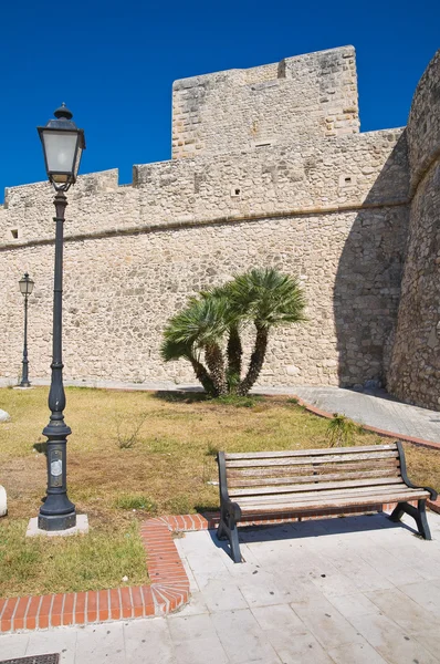 Castillo Angevine-Swabian. Manfredonia. Puglia. Italia . — Foto de Stock