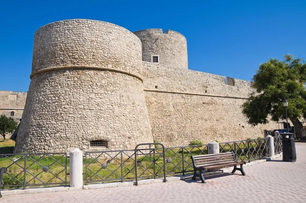 Castelo Angevino-Suábio. Manfredonia. Puglia. Itália . — Fotografia de Stock