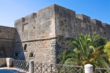 Angevine swabian castle. Manfredonia. Puglia. İtalya.