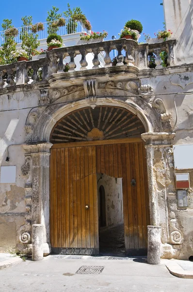 Palazzo Delli Santi. Manfredonia. Puglia. Italia . — Foto Stock