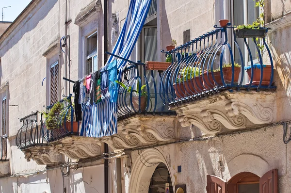 Palácio De Florio. Manfredonia. Puglia. Itália . — Fotografia de Stock