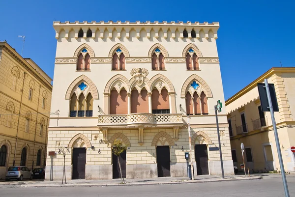 Palácio de Manfredi. Cerignola. Puglia. Itália . — Fotografia de Stock