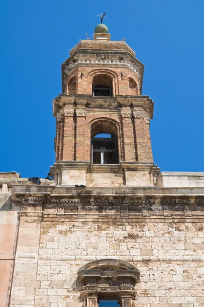 Kyrkan av ss. cosma e damiano. Conversano. Puglia. Italien. — Stockfoto