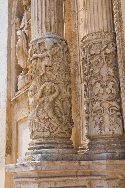 Igreja Matriz. Mesagne. Puglia. Itália . — Fotografia de Stock