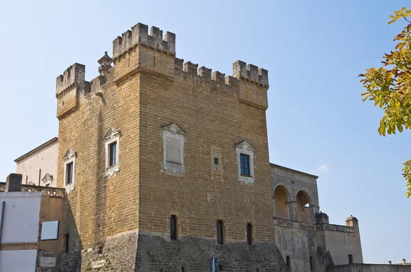 Castello normanno-svevo. Mesagne. Puglia. Italia . — Foto Stock
