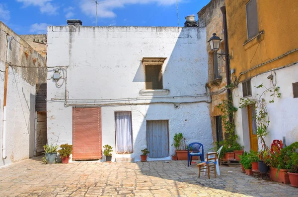 Alleyway. Mesagne. Puglia. İtalya. — Stok fotoğraf