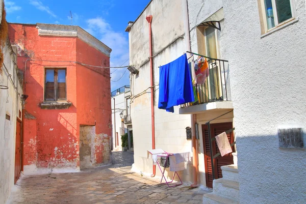 Gasse. Mesagne. Apulien. Italien. — Stockfoto