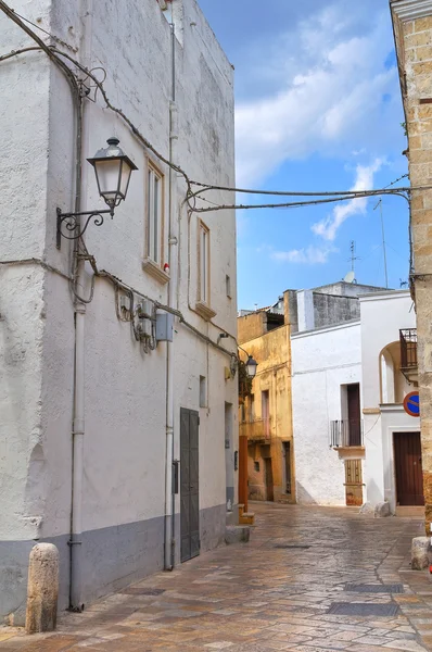 Para o beco. Mesagne. Puglia. Itália . — Fotografia de Stock