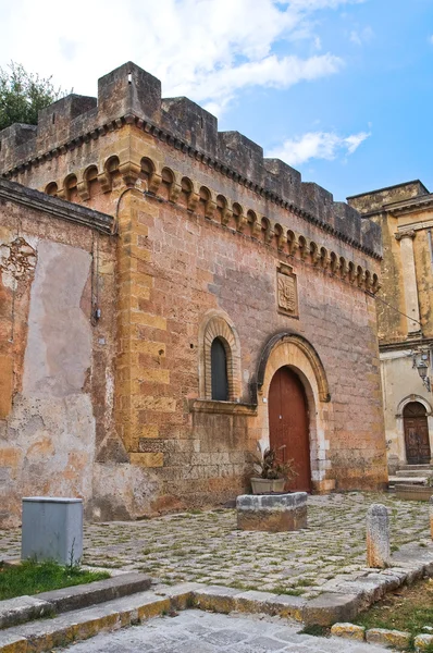 Castelul Dentice di Frasso. San Vito dei Normanni. Puglia. Italia . — Fotografie, imagine de stoc