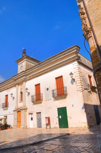 Obecní knihovna. Mesagne. Puglia. Itálie. — Stock fotografie