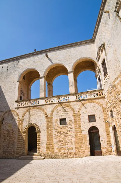 Castello normanno-svevo. Mesagne. Puglia. Italia . — Foto Stock