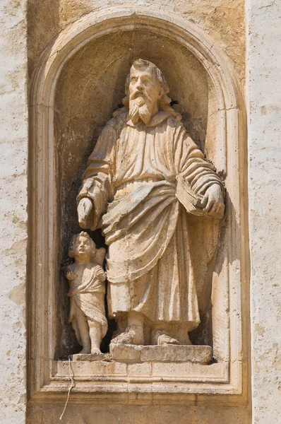 Mother Church. Mesagne. Puglia. Italy. — Stock Photo, Image