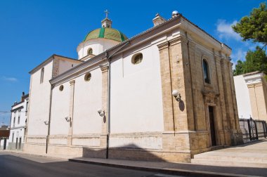 Kilise madonna della libera. Rodi garganico. Puglia. İtalya.