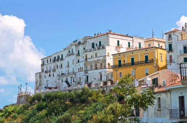 Panoramautsikt över rodi garganico. Puglia. Italien. — Stockfoto