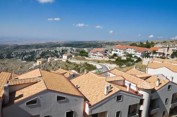 Vista panorámica del Monte Sant 'Angelo. Puglia. Italia . — Foto de Stock